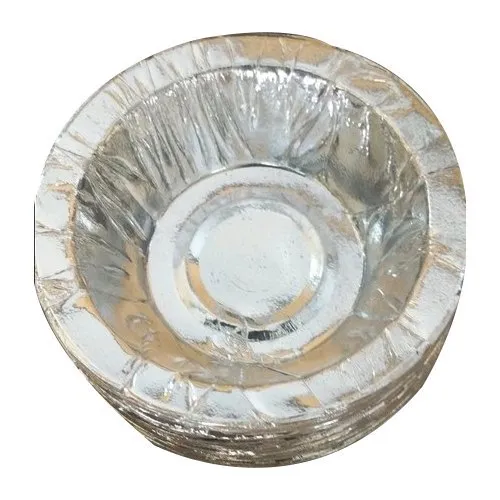 100ml 4inch Silver Paper Bowl - 25 pcs