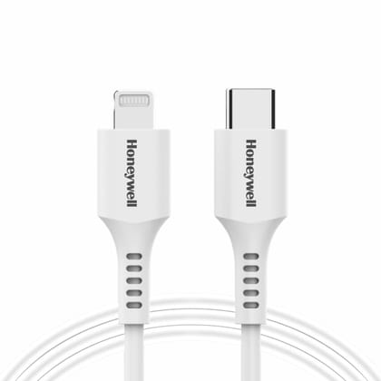 Honeywell Type C to Lightning Silicone Fast Charge cable, MFI, QC 3.0,PD 87W, Max Output 3A, 1.8M