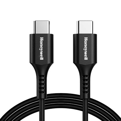 Honeywell USB Type C To Type C Fast Charging Cable,1.8M, PD 60W, QC 3.0- Black