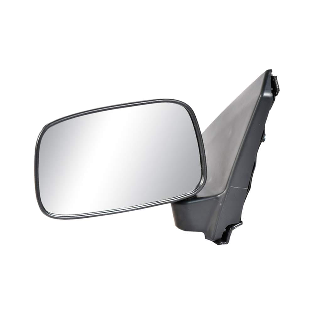 UNO MINDA RV-13005L Shatterproof Glass Rear View Mirror (Black)- Left Hand Side for Maruti Alto LX