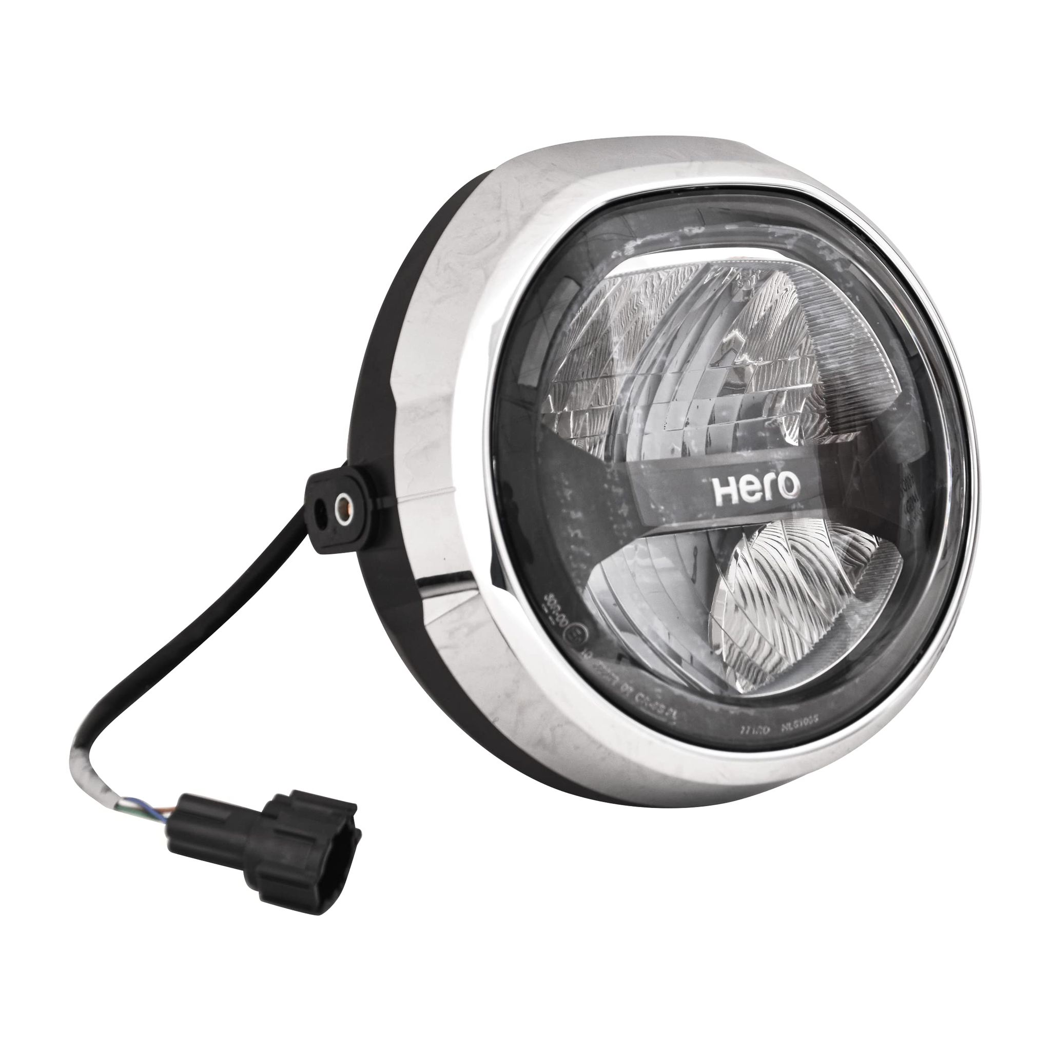 UNO Minda RH-122-HLA-C-LED HEAD LIGHT ASSEMBLY LED CRM RIM for HERO X PULSE