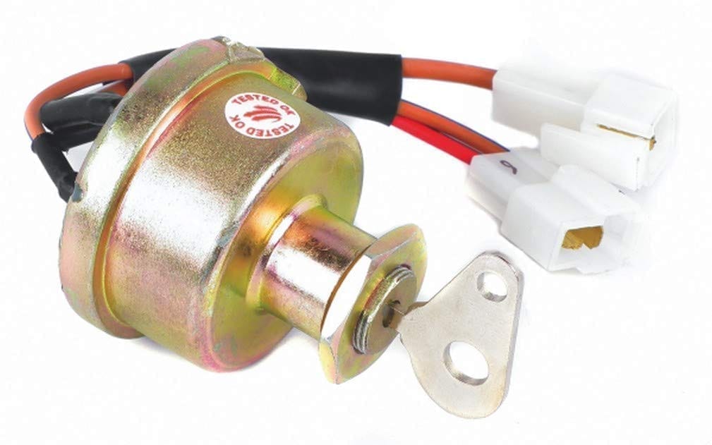 UNO MINDA IGN-7602 Ignition Starter Switch - with Wire (2 Coupler) - 2 Metal Keys