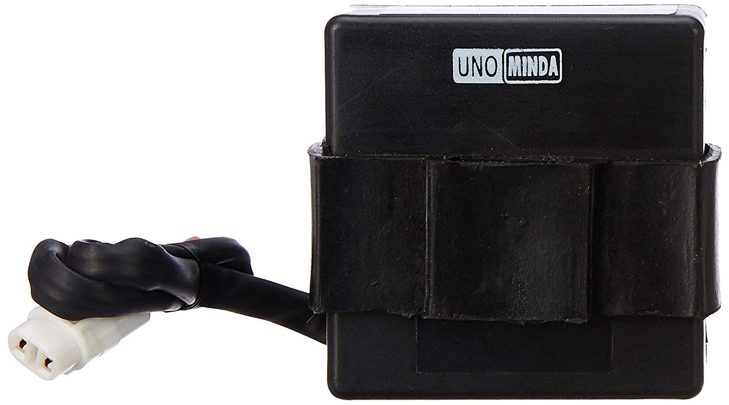 Uno Minda Cd-2011 Cdi - Black Case, 2 Pin White F-Coupler with Wire, 5 Pin & 2 Pin White Coupler for Tvs-Wego