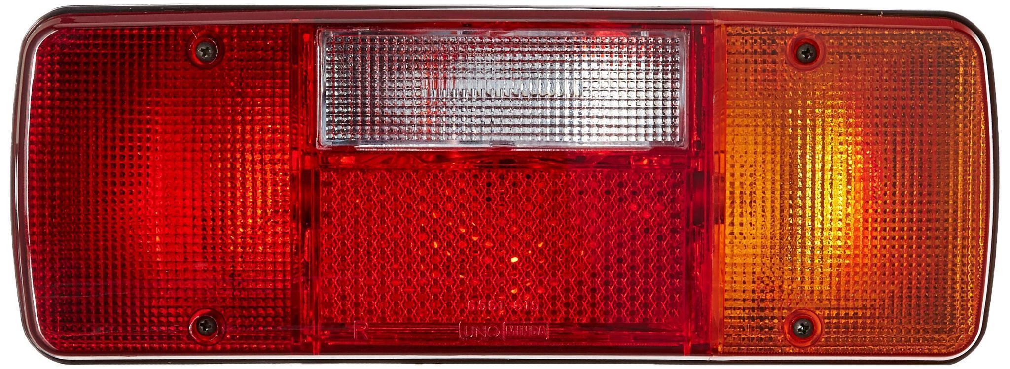 UNO Minda TL-6561BM Tail Light 4 Chamber with Water Proof Coupler - Right for Tata 1612/CV