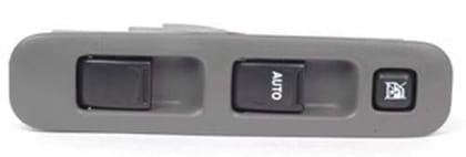 UNO MINDA S21007 Power Window Switch - Main (2) With Auto & Window Lock- Grey Finish