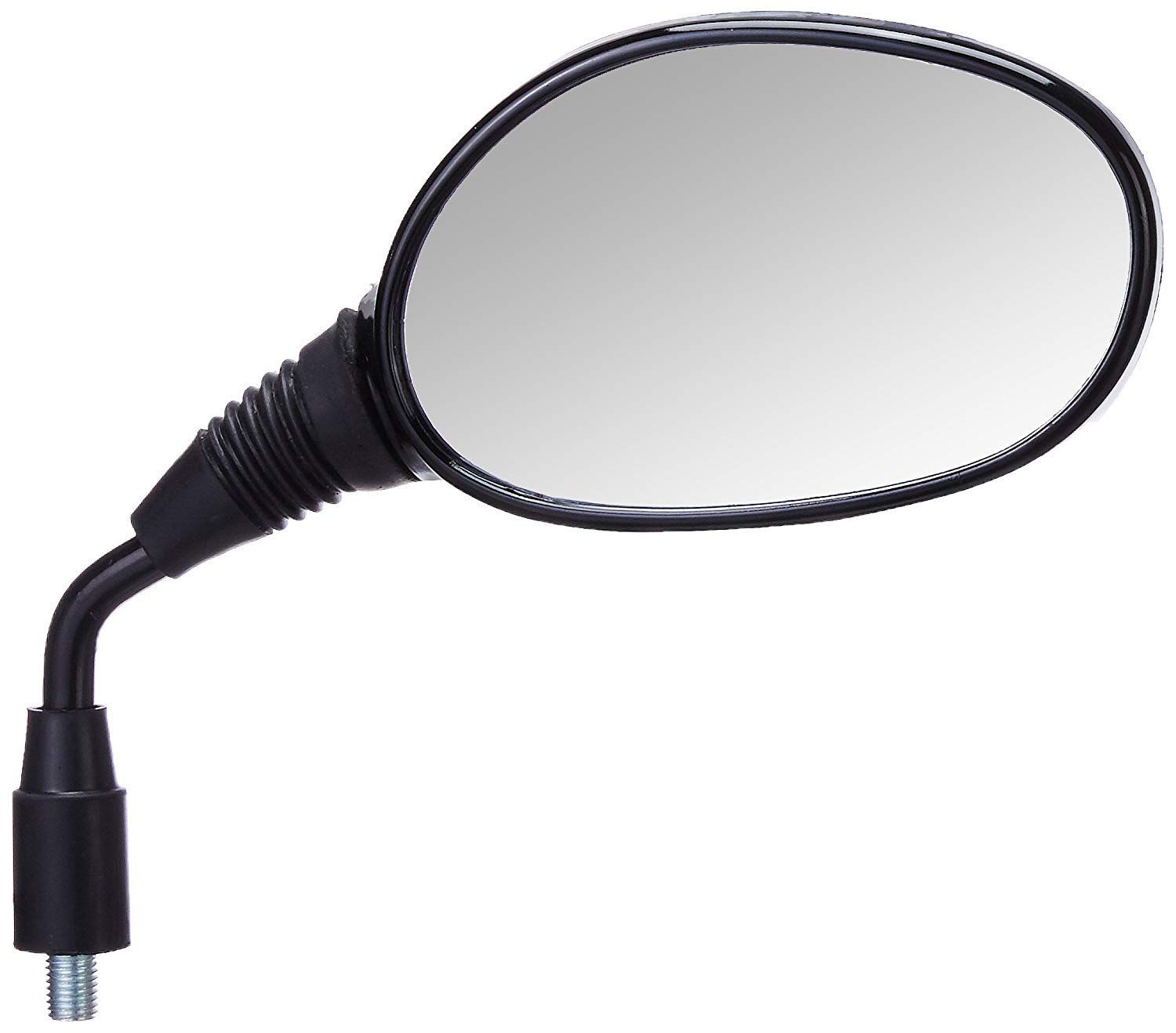 Uno Minda RV-5010R Shatterproof Glass Rear View Mirror(Black)-Right Hand For Hero Passion Pro, Splendor Pro