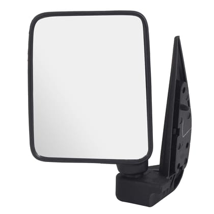 Uno Minda RV-13002L Shatterproof Glass Rear View Mirror-Left Hand for Maruti Eeco