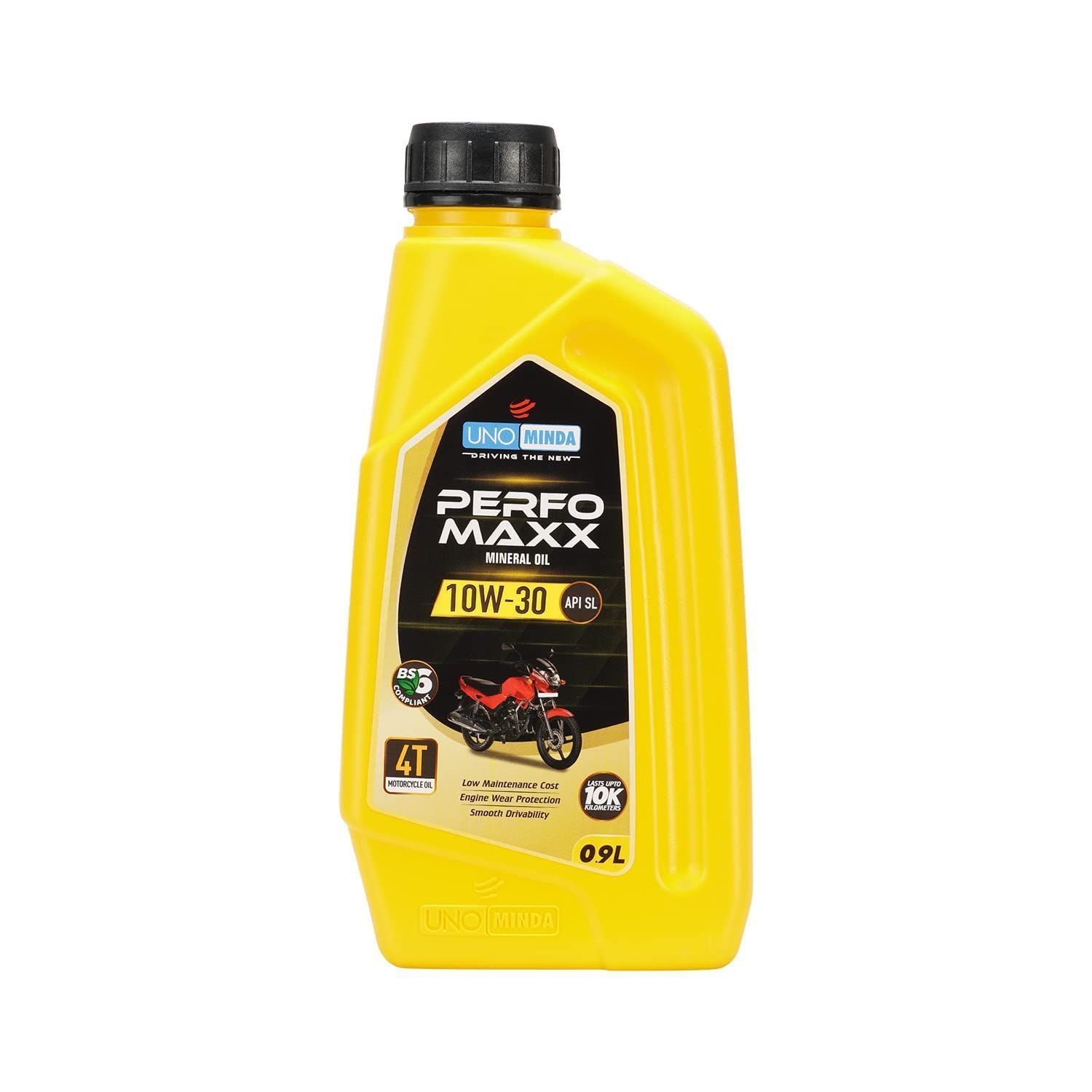 Uno Minda Perfomaxx - Mineral Engine Oil for Optimum Performance, 10W-30, LO-2006SL (900ml)