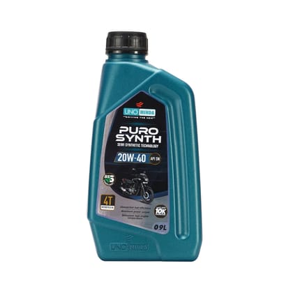 Uno Minda Purosynth- Semi Synthetic Engine Oil for Superior Performance for Bike, 20W-40, (LO-2003SN) (900 ml)