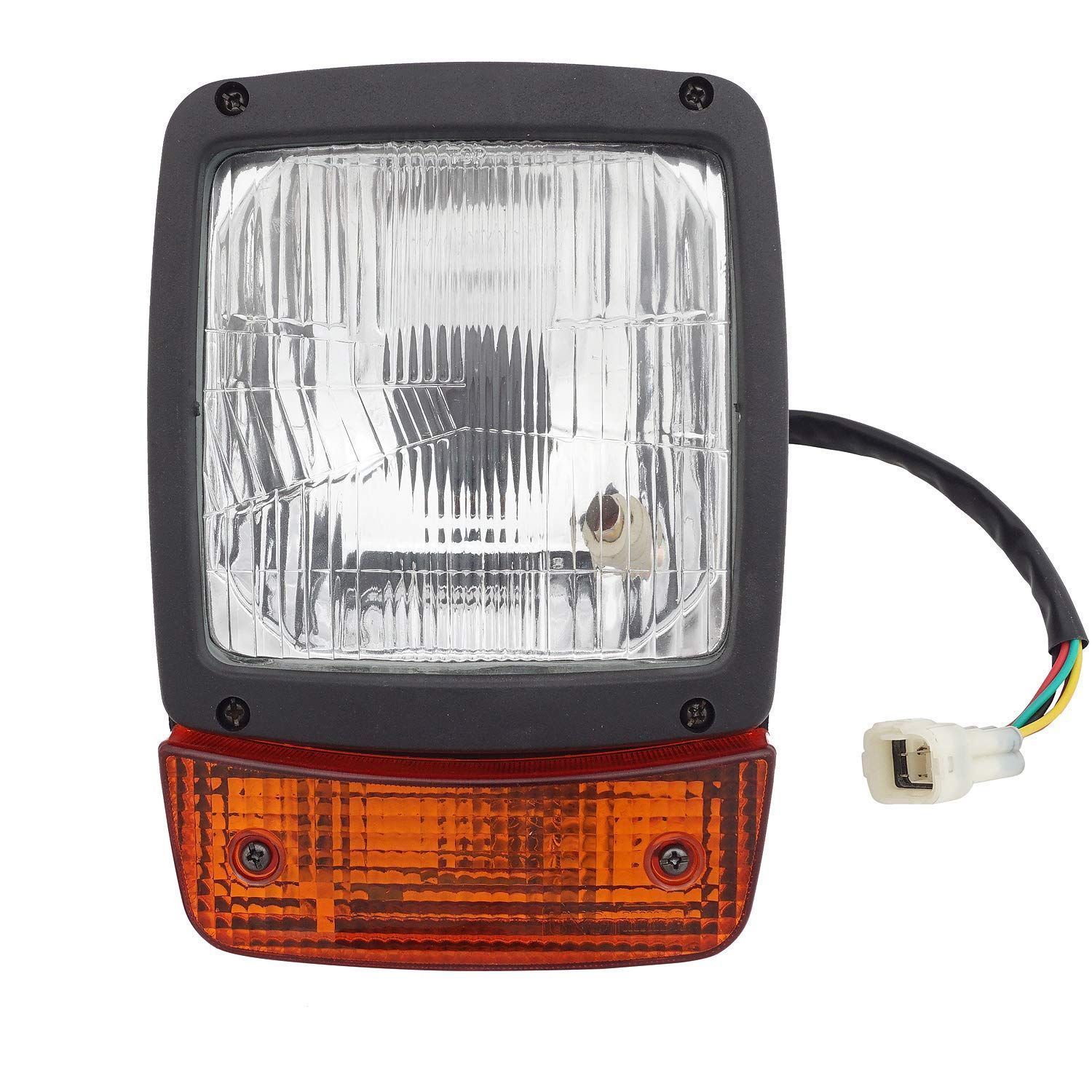 UNO Minda HL-5668M Head Light - Amber Indicator for JCB Jcb 4Dx