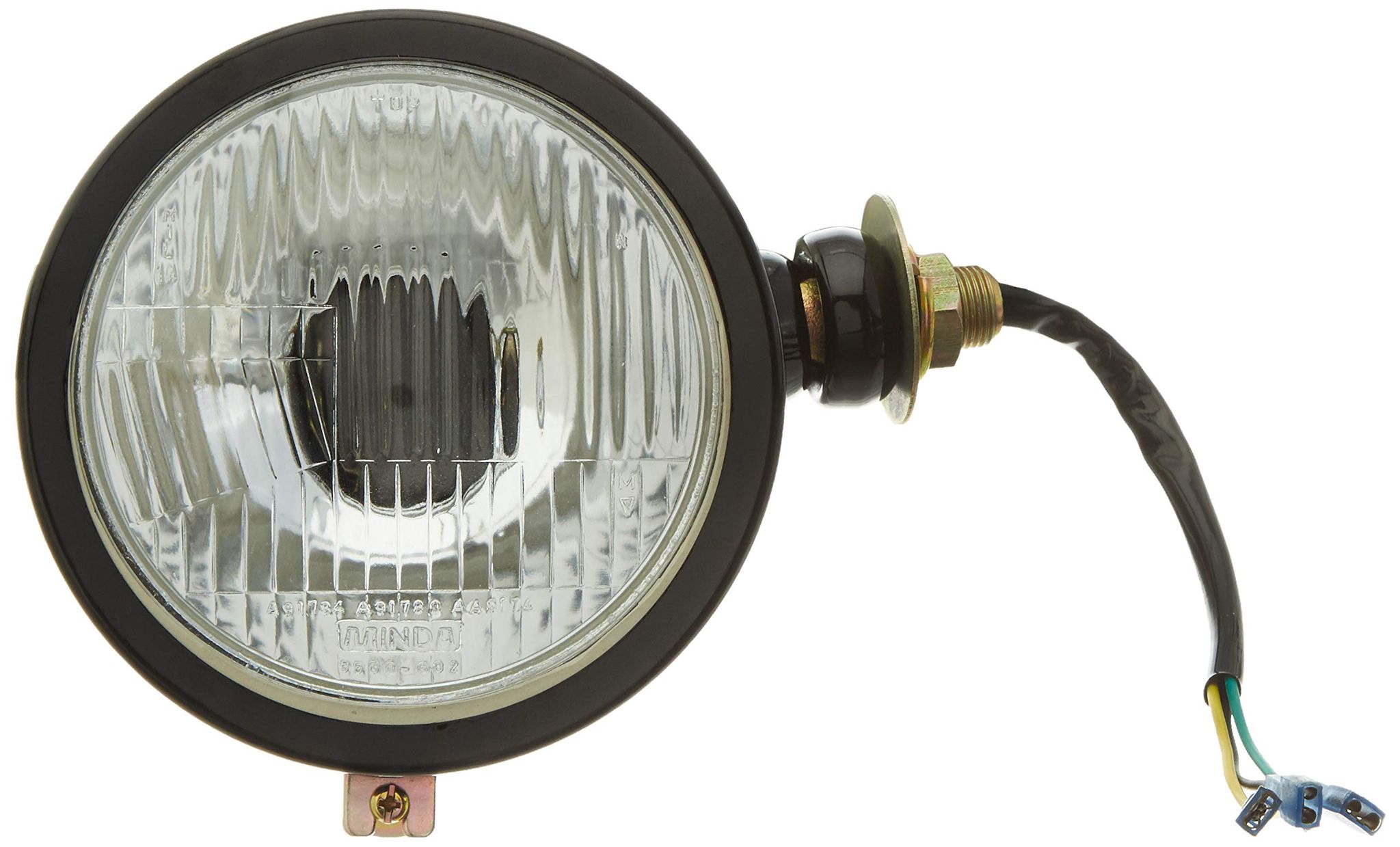 UNO Minda HL-5585BM Head Light Assembly with R2 Bulb Holder - Right for all Tafe Tractors