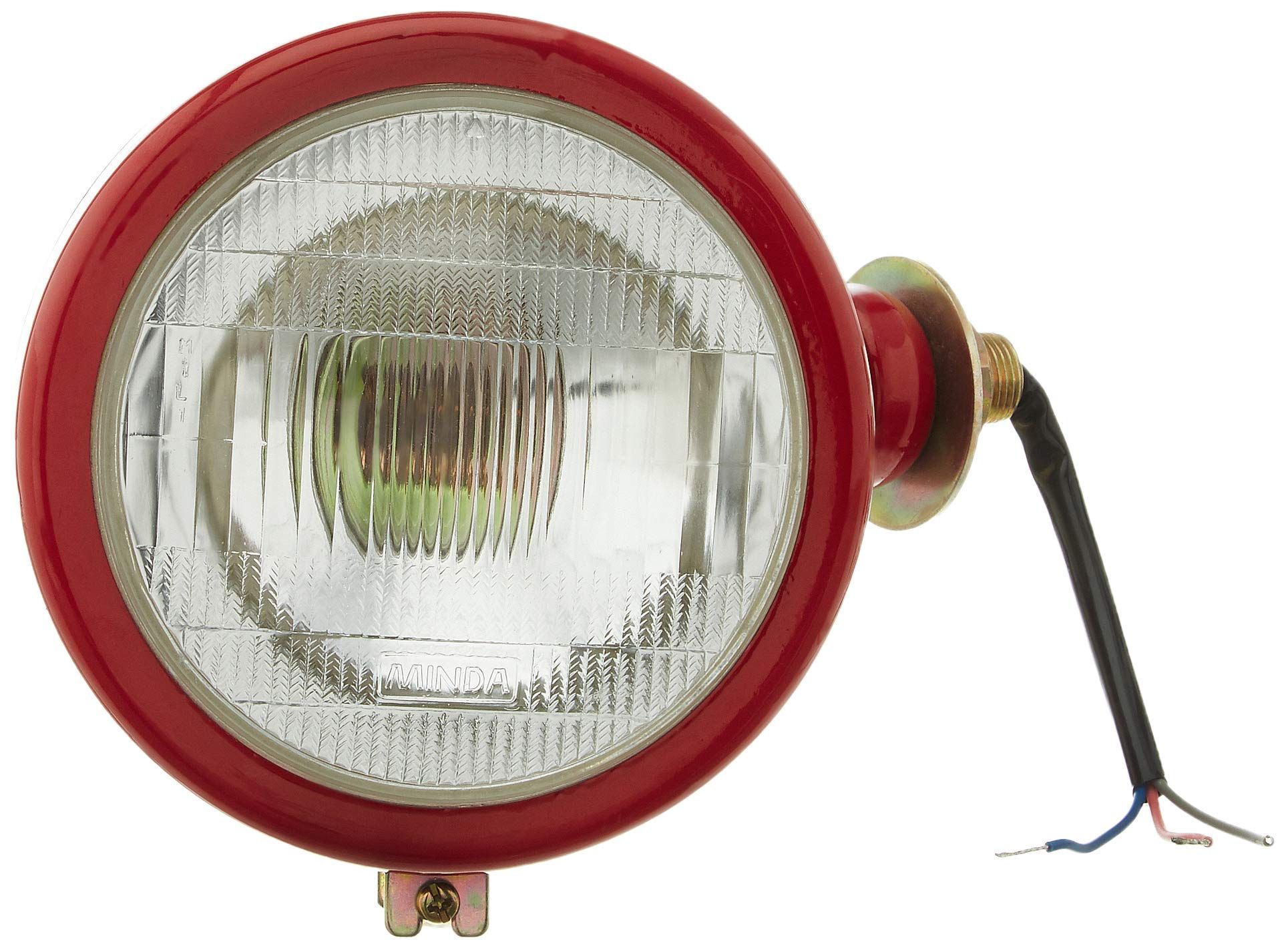 UNO Minda HL-5501 Head Light Assembly with Parking Round - Red - Right for Tafe Tafe 1035