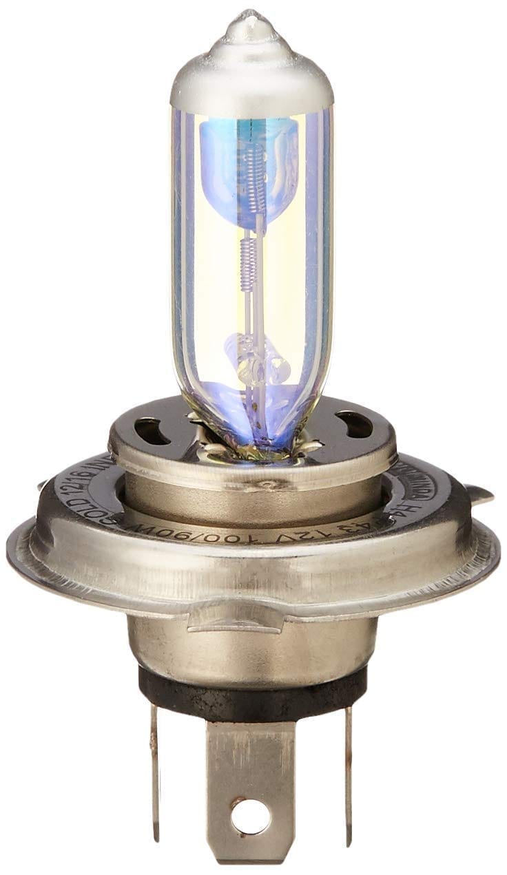 UNO Minda H4-5010 H4 P43 12V 100/90W Gold Head Light Halogen Bulb for Fog & RAIN-Quartz Glass