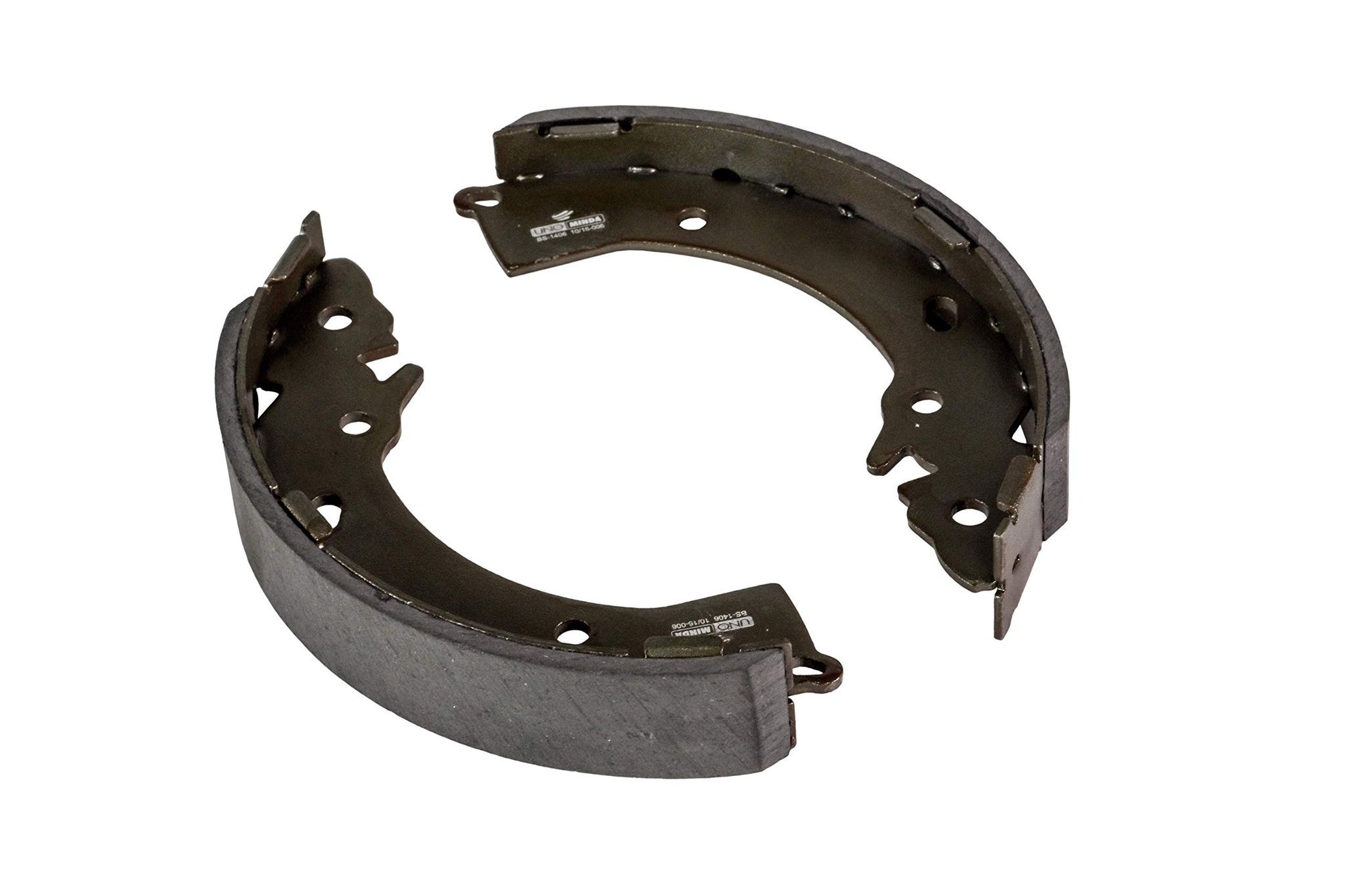 UNO MINDA BS1406 Brake Shoes Rear for iTWENTY (D)/ iTEN Grnd/VRNA O/M (Set of 4)