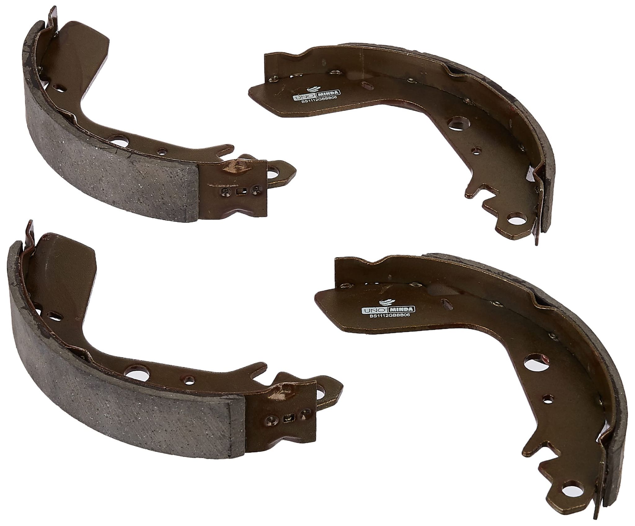 UNO Minda BS-1112G Brake Shoe-NanOld Modelagic Iris for Tata Nano/Magic Iris