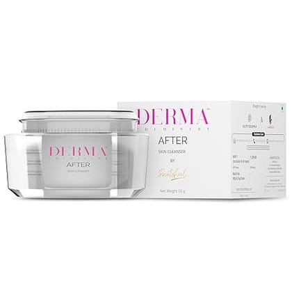 DERMA CHEMISTRY After Skin Cleanser for Remove Makeup, Cleansing Oil, Dirt, Impurities, Gentle & Lightweight Formula, Cleansing Balm for Hydrating & Soothing Skin for All Skin Types (50gm)