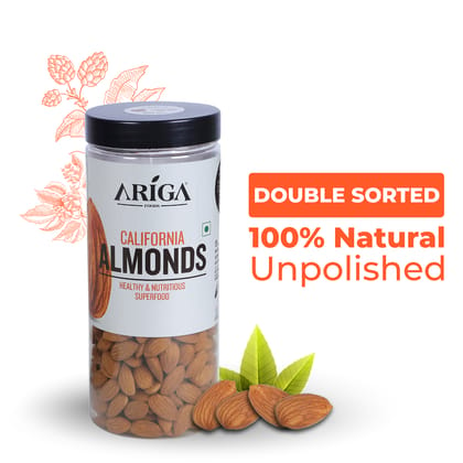 Ariga Foods Premium Healthy & Nutritious California Almonds (500 g)