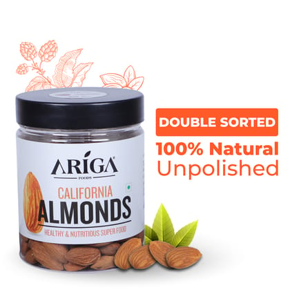 Ariga Foods 100% Natural Premium California Badam | Almonds (200 g)