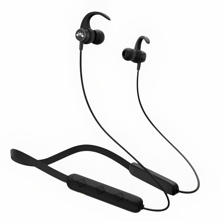 Aethon Beats Neckband Earphones with 24 hrs Playtime | Black