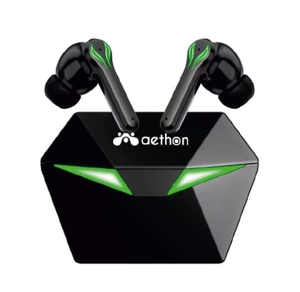 Aethon Monster Gaming TWS Earbuds with Ultra Low 50 ms Latency, True Deep Bass and 40 hrs Playtime