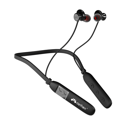 Aethon Arrow Neckband Earphones with Deep Bass, Surround Sound, 25 Hours Playtime