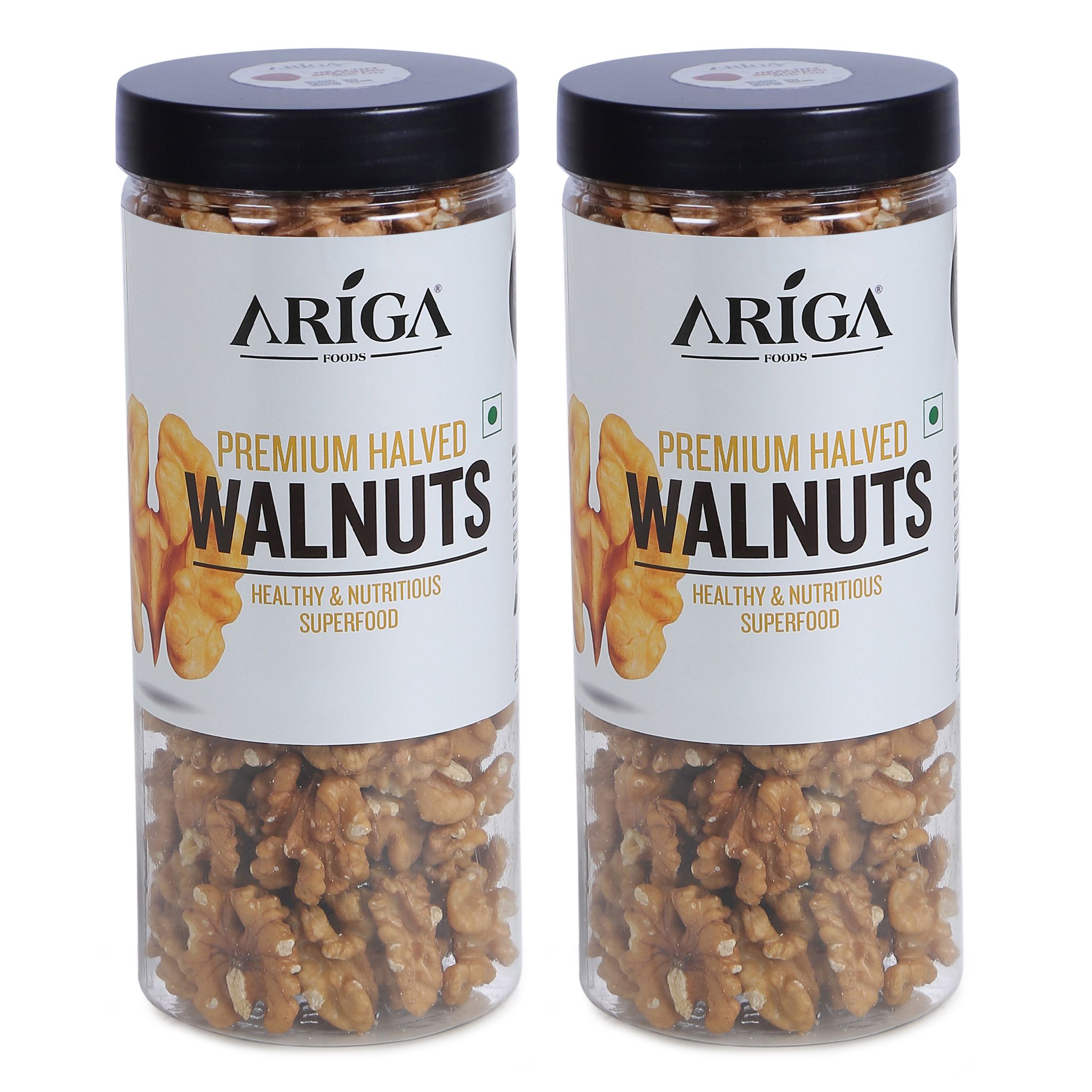 Ariga Foods Premium Halved Walnuts Healthy & Nutritious Walnuts 700gm (2 x 350 g)