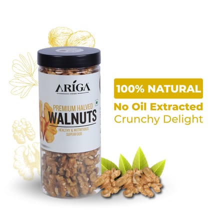 Ariga Foods Premium Halved Walnuts Healthy & Nutritious Walnuts (350 g)