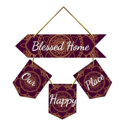 Wall Hangings for Home Decoration Items for Living Room Decor Welcome Home Wall Hanging for Home Office Decoration Handmade Craft Decorative Wall Art (WH2818)