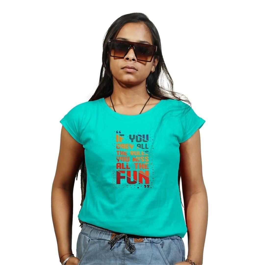 STHULA'S Women Regular Fit T-Shirt