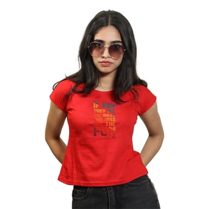 STHULA'S Women Regular Fit T-Shirt