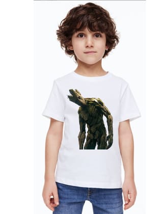 Hplus Junior Boys Printed Tshirt For Groot.