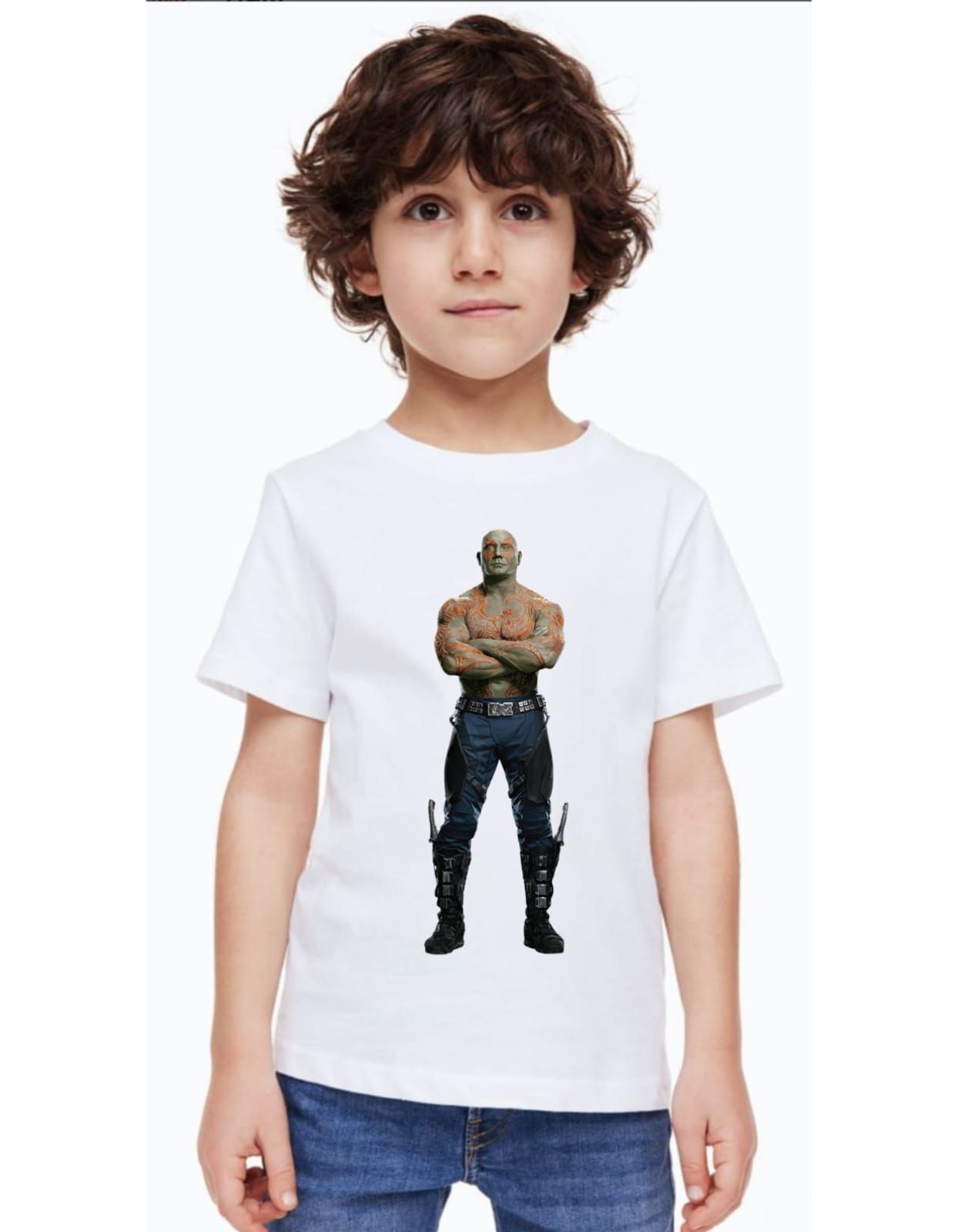 Hplus Junior Boys Printed Tshirts For The Destroyer Drax.