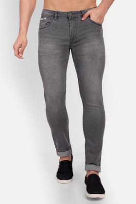 Men Regular Grey Jeans