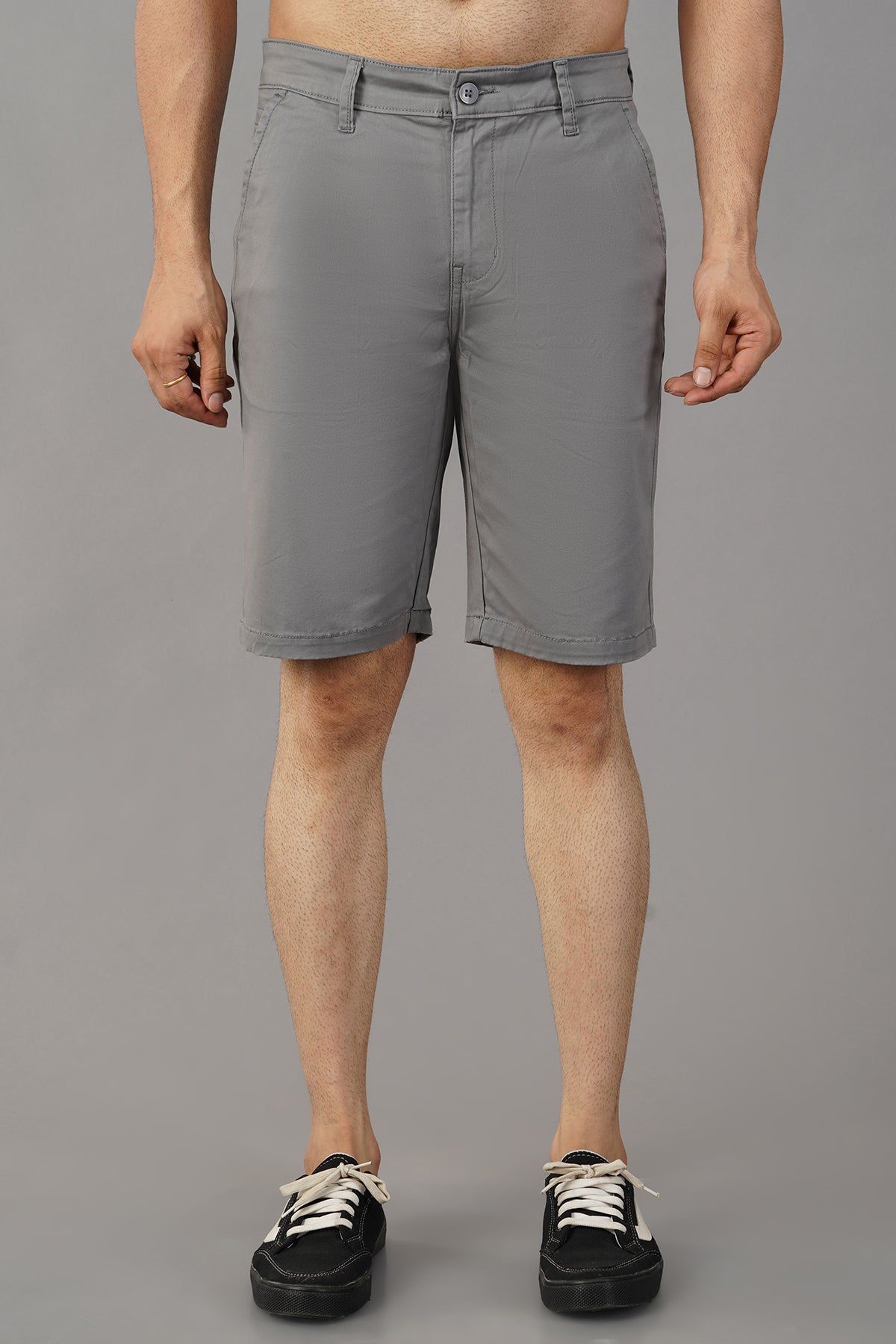 MEN DOLPIN GREY CHINOS SHORTS