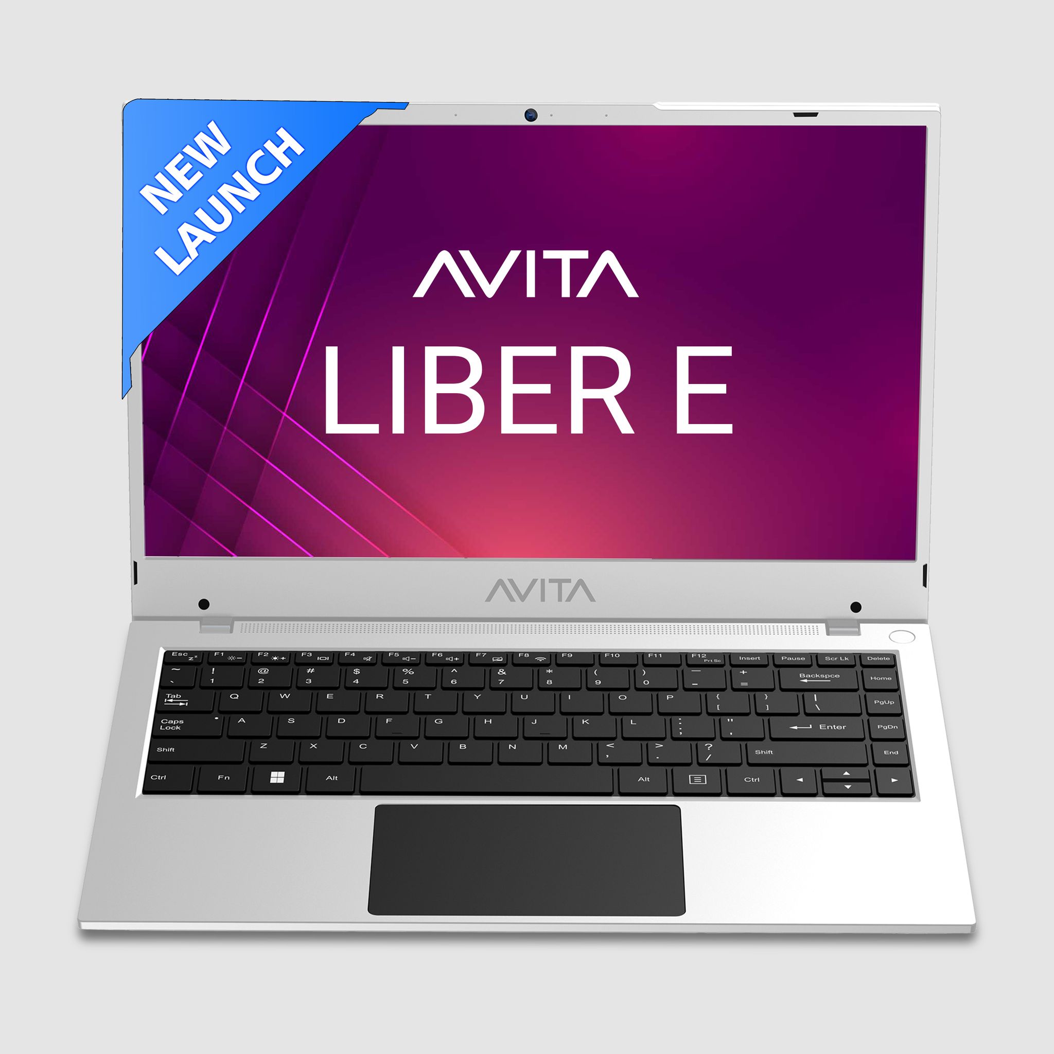 AVITA Liber E All-New 12th Gen Intel core i5 Thin & Light (8GB RAM/512GB SSD, 14.1-inch (35.6 cm) FHD IPS Display/Win 11 Home/Silver/1.53 Kg)