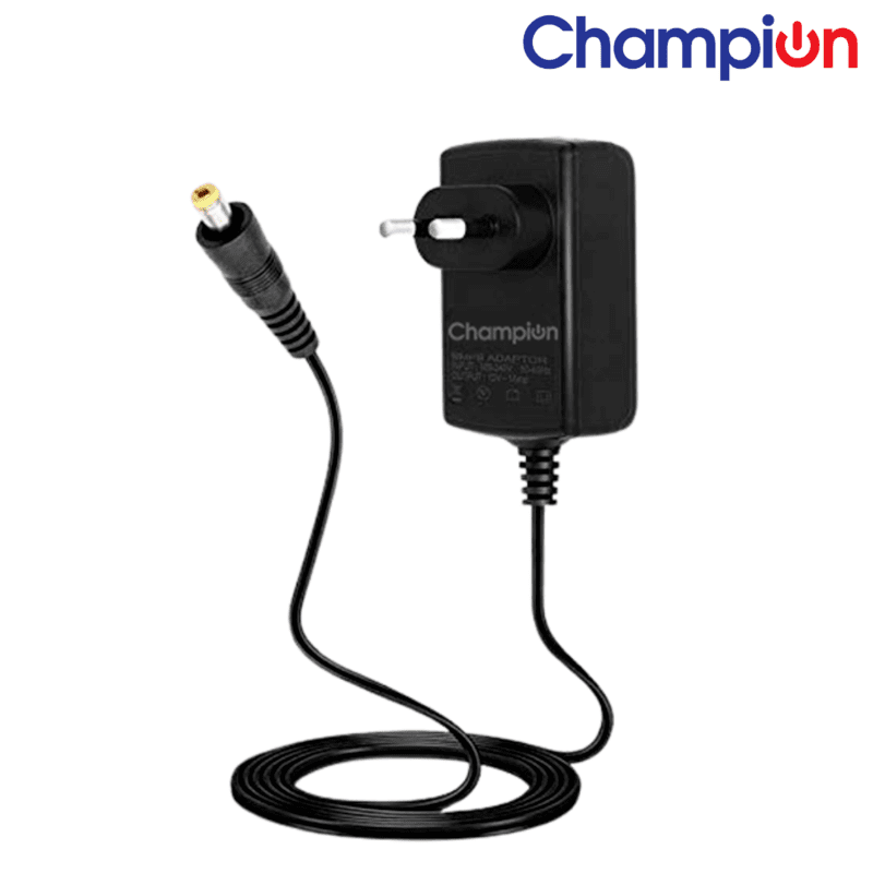 Champion 12V 1A DC Power Supply Adapter (Black)