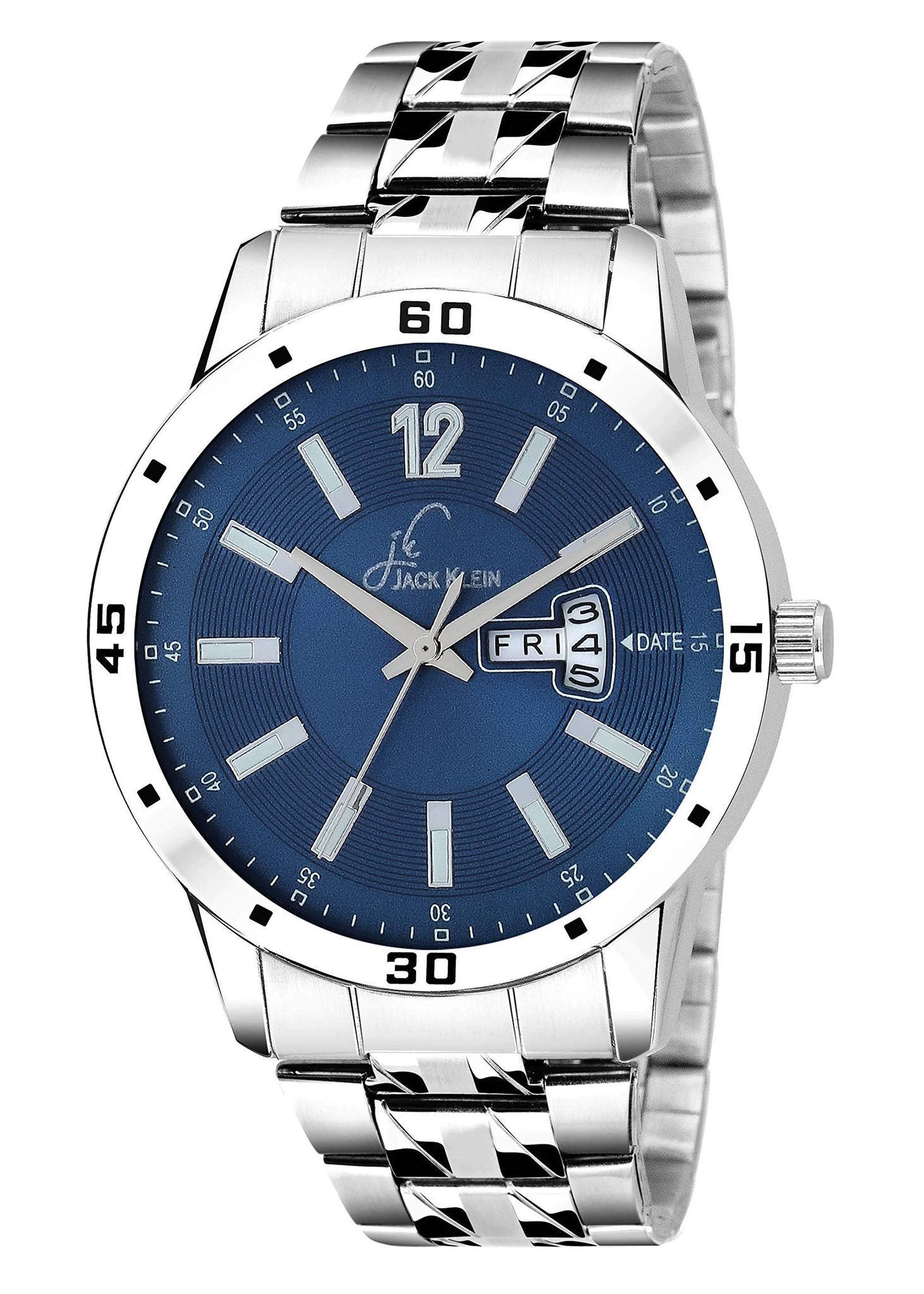 Trendy & Stylish Blue Day and Date Working Analogue Wrist Watch