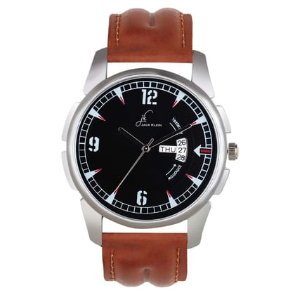 Red Strap Black Dial Day and Date Working Multi Function Watch