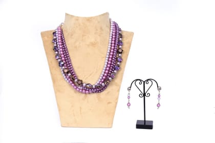 Multi Layer Pearl Bead Necklace