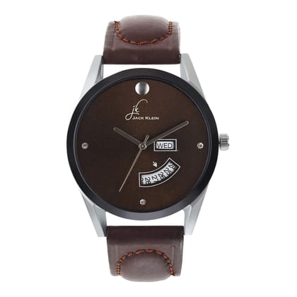Stylish Brown Dial with Day and Date Working Multi Function Watch