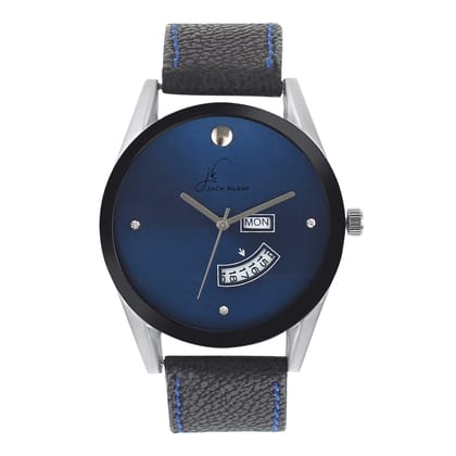 Blue Day and Date Working Multi Function Elegant Wrist Watch