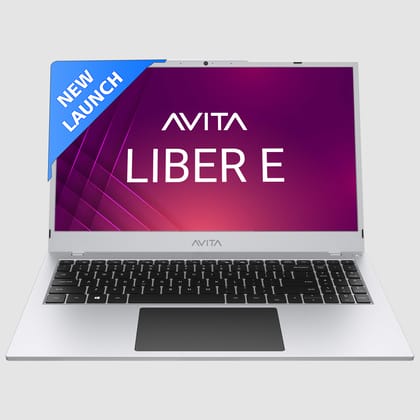 AVITA Liber E All-new 12th Gen intel core i3 Thin & Light (8GB RAM/512GB SSD, 15.6-inch FHD IPS Display/Win 11 Home/Silver/1.84 Kg)