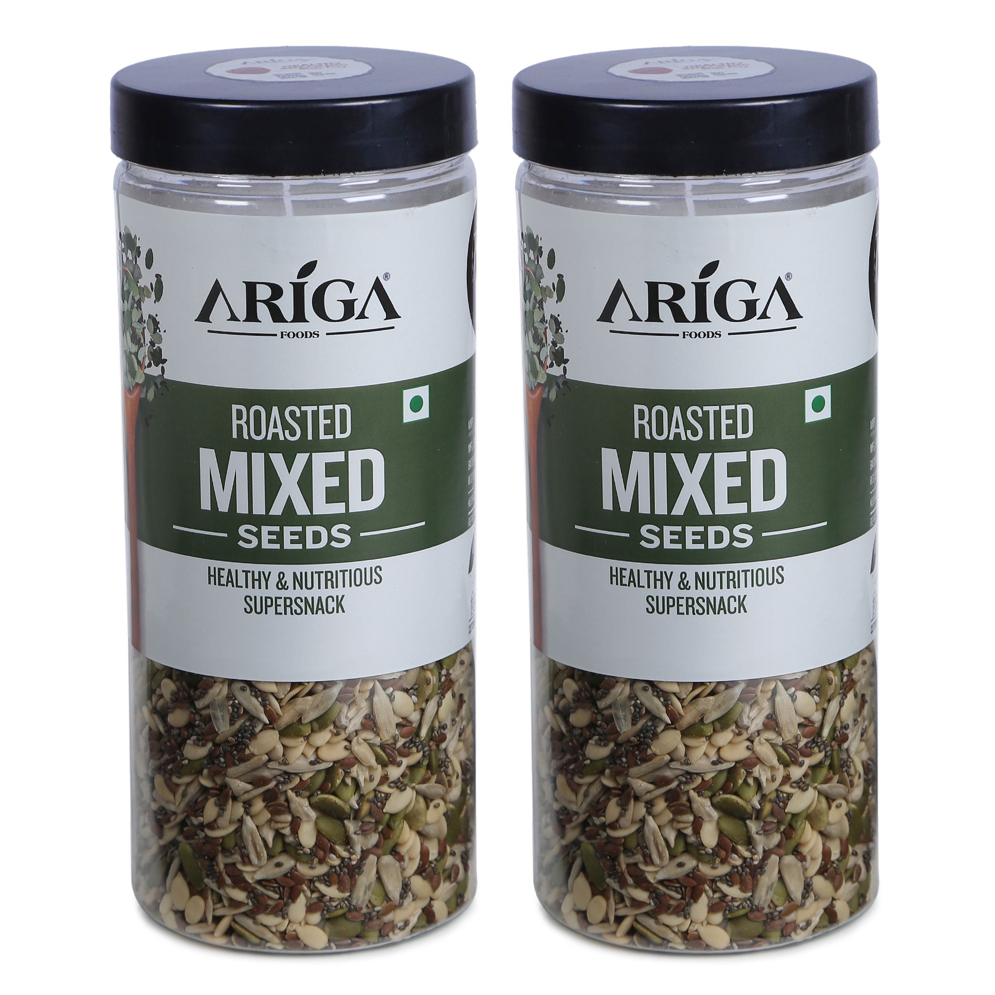 Ariga Foods Roasted Mixed Seeds Premium Healthy & Nutritious Mixed Seeds 5 in 1 - 1kg  (2 x 500g)