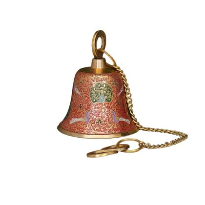 Ekaa Handicrafts Handmade Brass Decorative Puja Bell Hanging