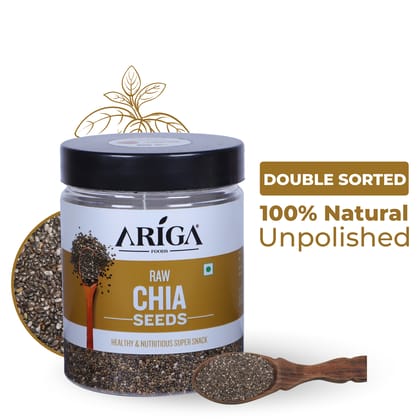 Ariga Foods Premium Raw Chia Seeds (250 g)