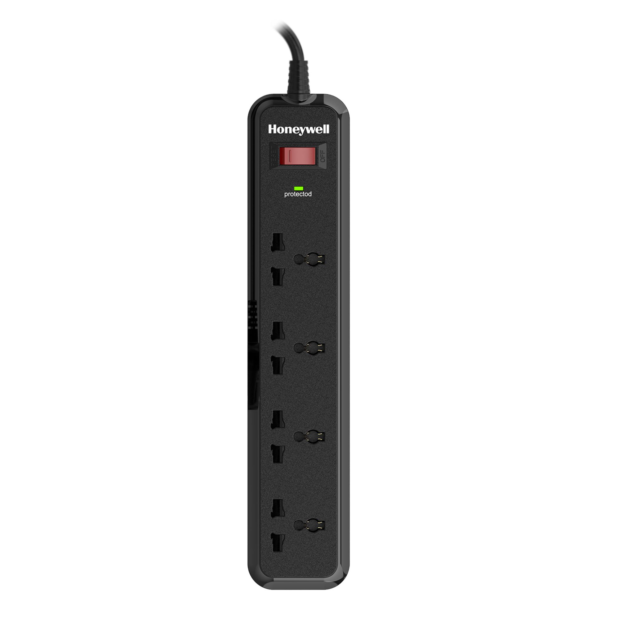 Honeywell Surge Protector With 4 Universal Socket And 2 Meter Cord