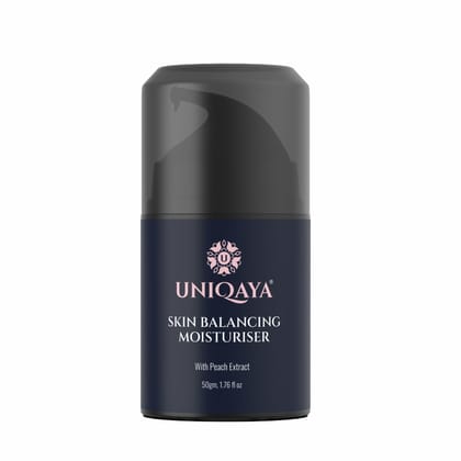 Uniqaya Moisturizer For Dry Skin | Face Moisturizer For Oily & Acne Prone Skin |Lightweight Moisturizer to Hydrate & Brighten Skin, Daily Care (Combination Skin) 50 gm