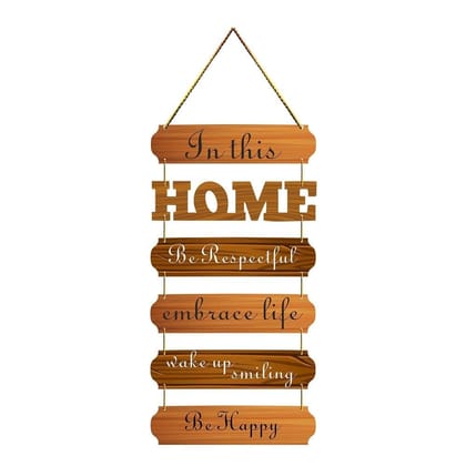 Charmor In this Home Decorative Wall Hanger for Livingroom | Bedroom | Gifts | Home Decoration | Modern Artworks Decor (WH3009)