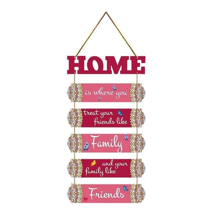 Charmor Home is Where you Decorative Wall Hanger for Livingroom | Bedroom | Gifts | Home Decoration | Modern Artworks Decor (WH3001)