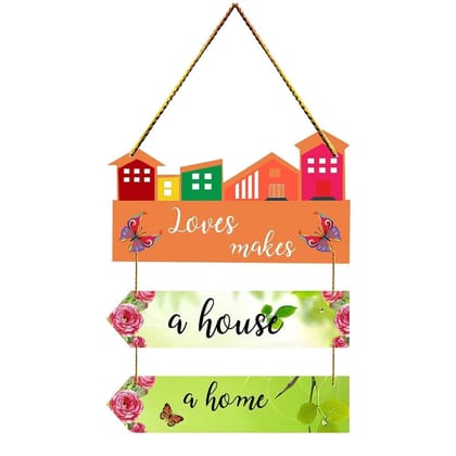 Wall Hangings for Home Decoration Items for Living Room Decor Welcome Home Wall Hanging for Home Office Decoration Handmade Craft Decorative Wall Art (WH2510)